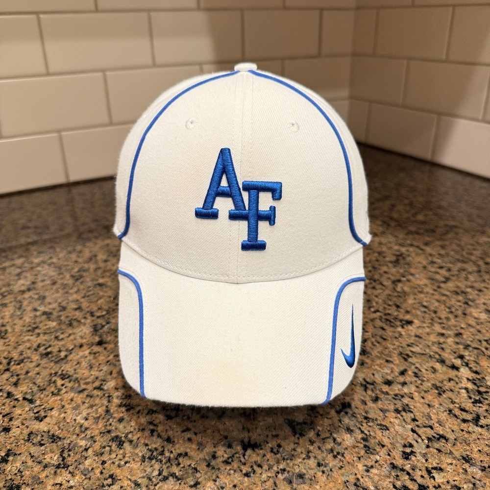 Air Force Academy Falcons Hat Nike Legacy91 Dri-Fit White Blue NCAA
